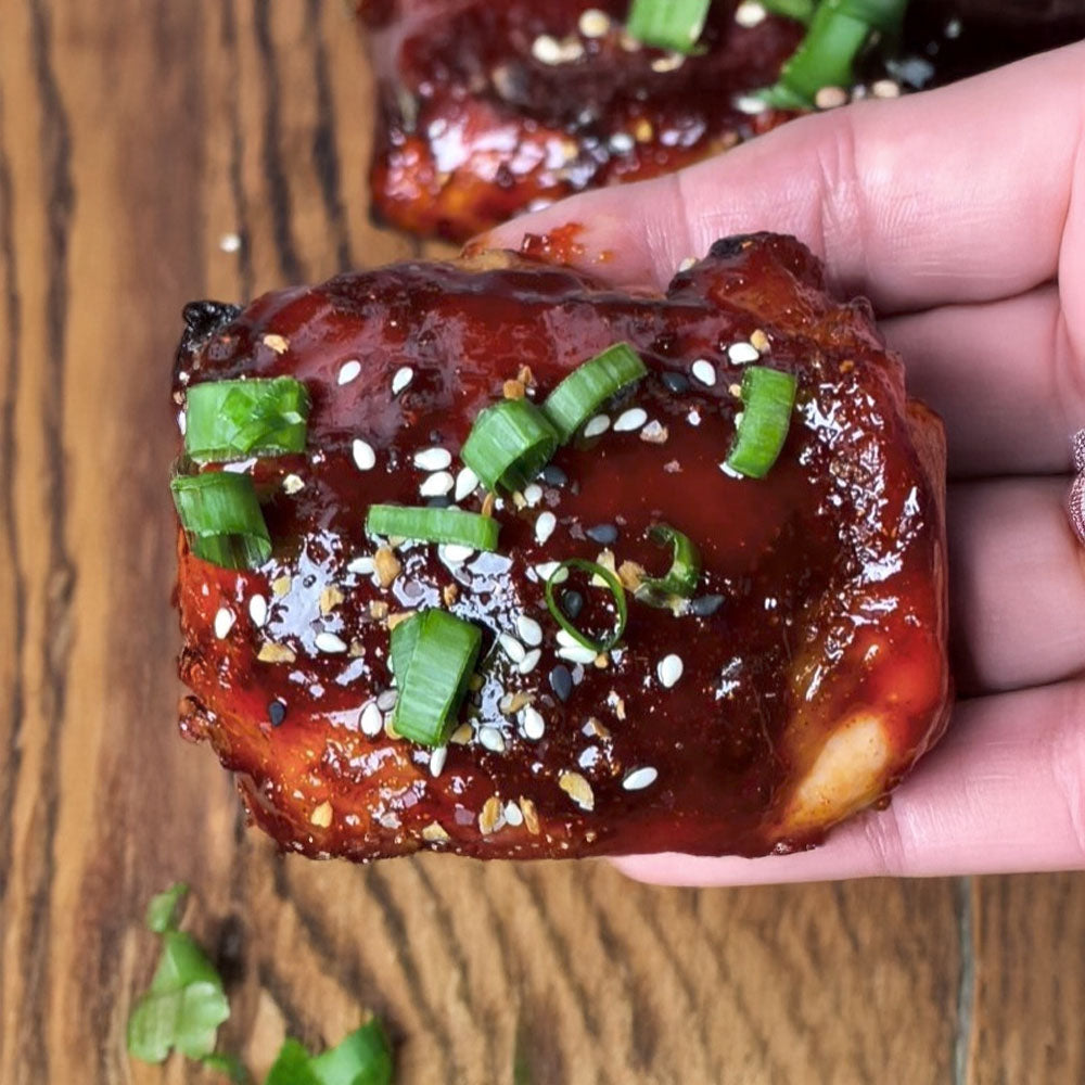 Smoked Gochujang Chicken Thighs | Sweet, Spicy, and Packed with Flavor