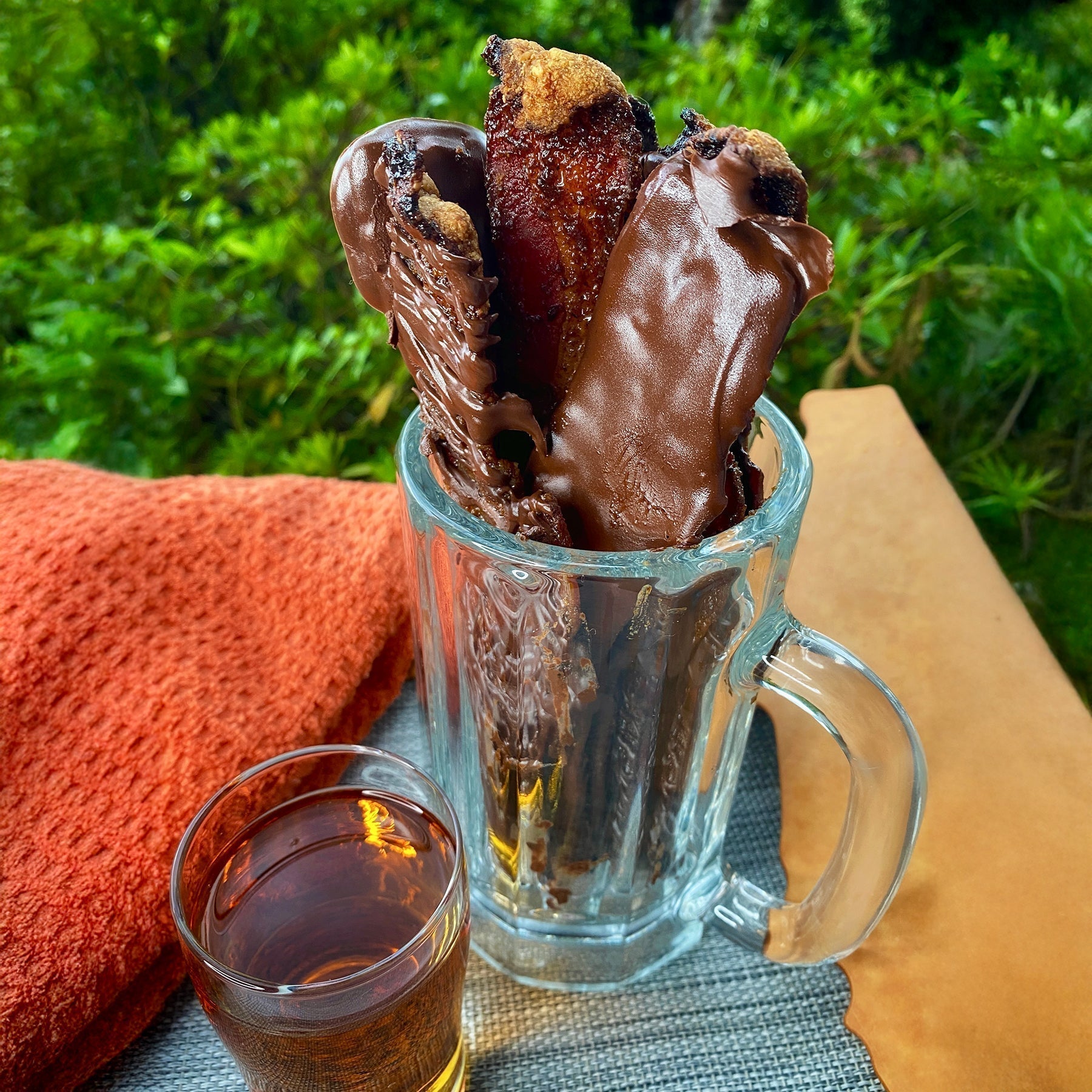 BBQ Bourbon Candied Bacon