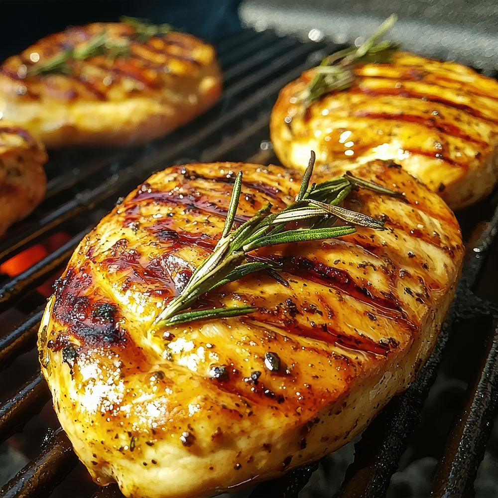 Citrus-Herb Grilled Chicken with Honey Butter Glaze