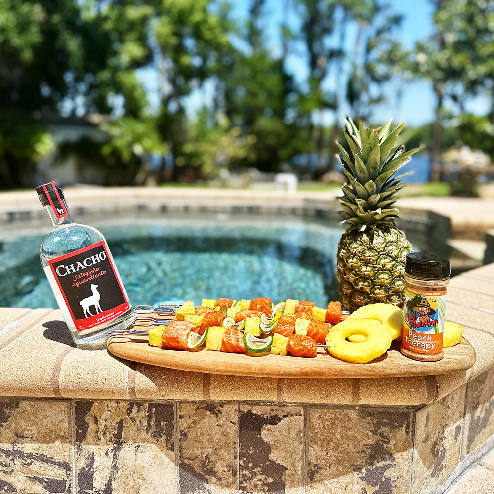Grilled Salmon, Pineapple & Lime Skewers | Tropical, Sweet, and Flame-Kissed